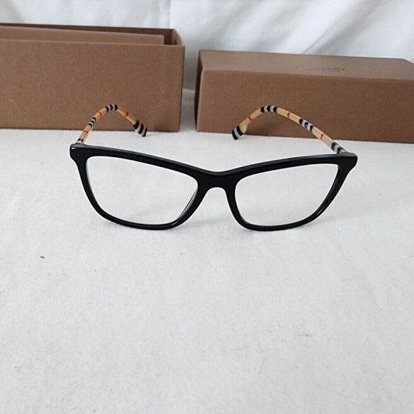 NEW Burberry Eyeglasses Frames Black Designer Glasses Authentic - Picture 7 of 13